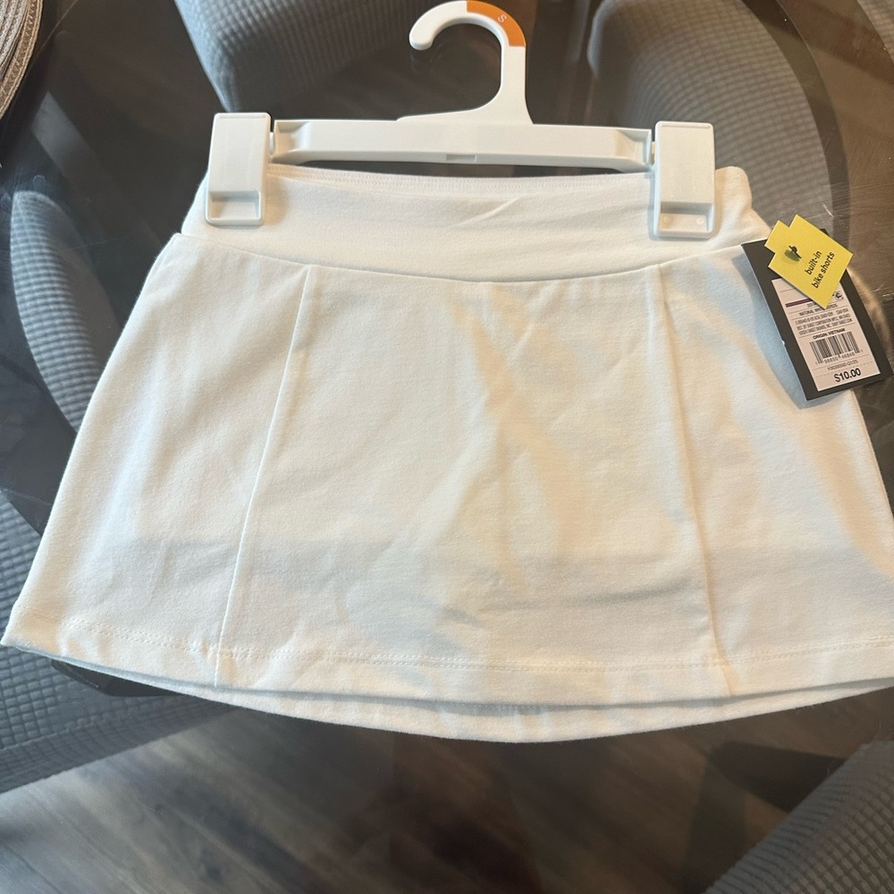 Cat & Jack White Mini Skirt